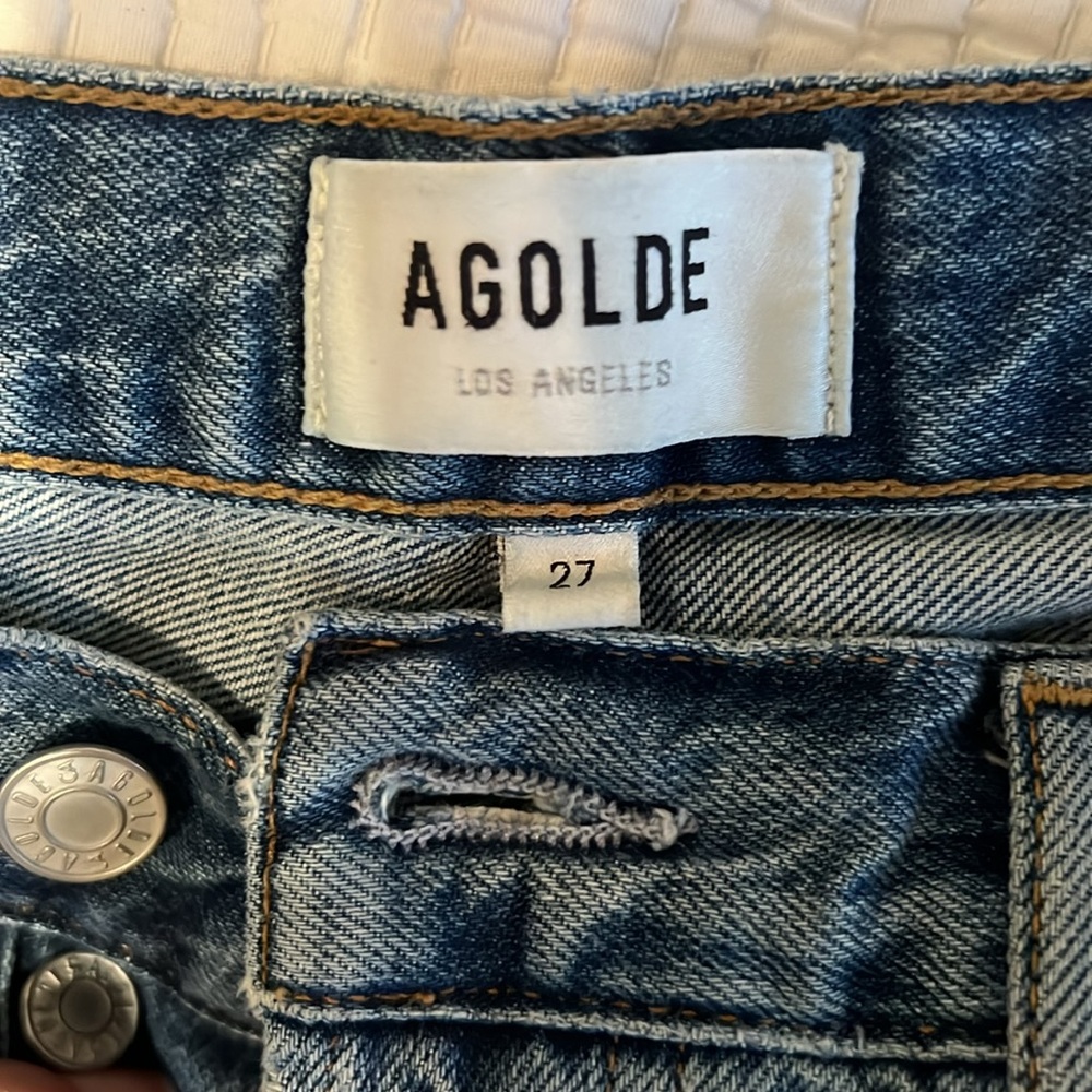 AGOLDE Riley High Rise Crop - Picture 5 of 9